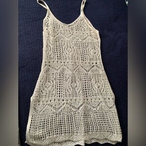 Crochet Lace Dress swinsuit coverup brand new in bag
